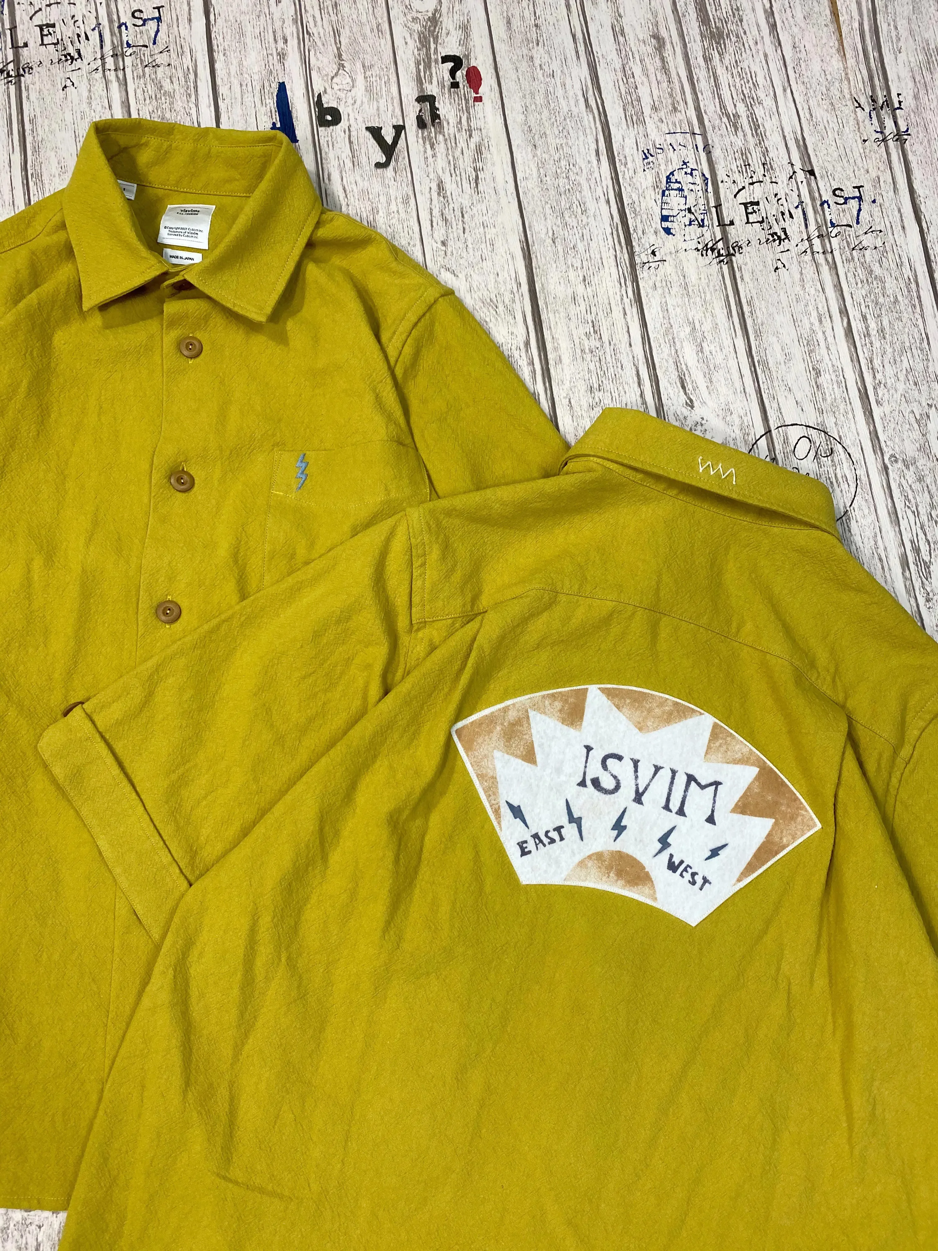 قميص VISVIM WMV ELLAS S/S E.W. قميص هاواي بأكمام قصيرة 003