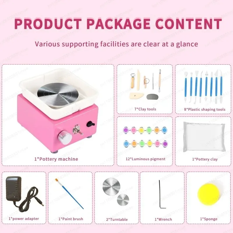 Can export electric mini ceramic drawing machine,fingertip drawing, clay , handmade
