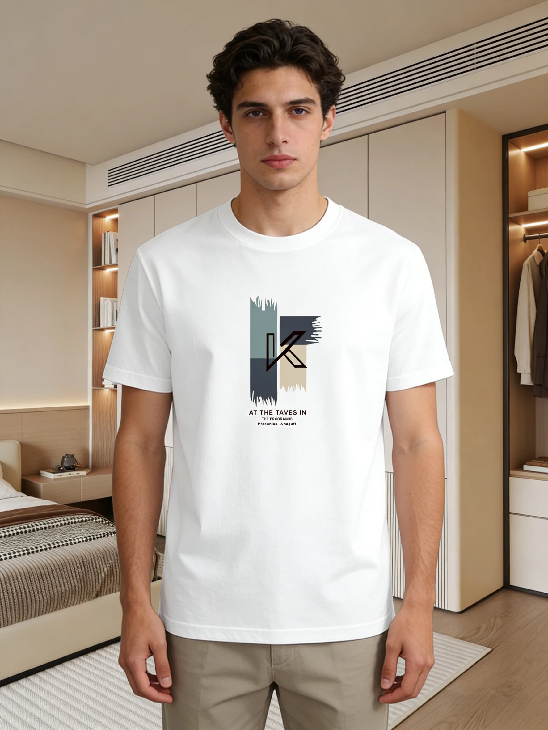 

Simple Japanese Letter Print 100% Cotton Men Woment T-shirt Summer Autumn Daily Outdoor Sports Casual Loose Street Short Sleeve