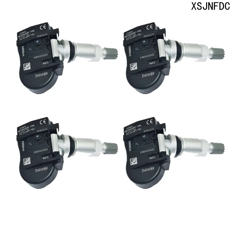 1/4PCS 31414189 433MHz TPMS Tire Pressure Sensor S180052050 For Volvo C30 C70 S40 S60 S70 S80 V40 V50 V60 XC60 XC70