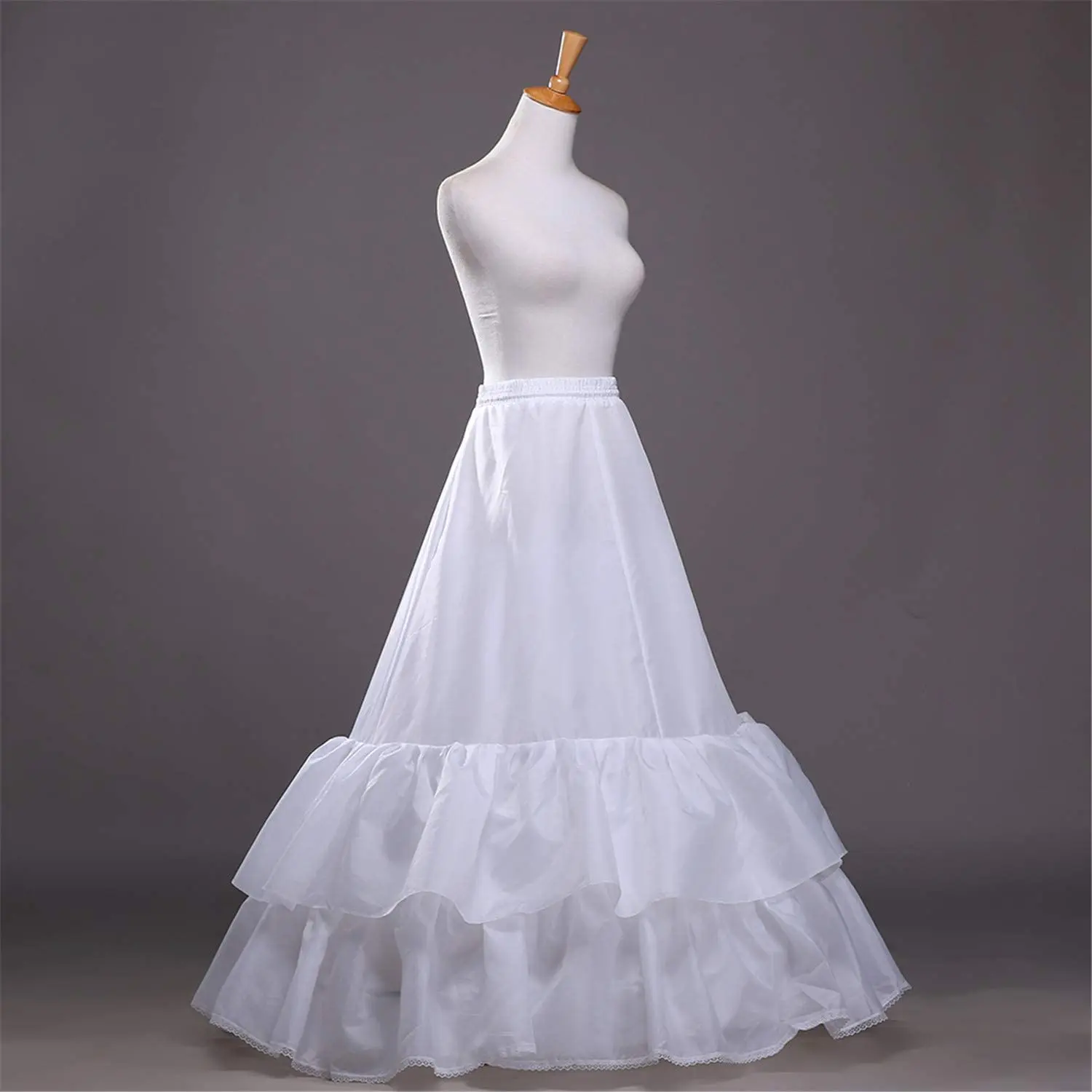 Plus Size petticoats for women Crinoline Petticoat Ruffles Layers Ball Gown Half Slips Underskirt for Wedding