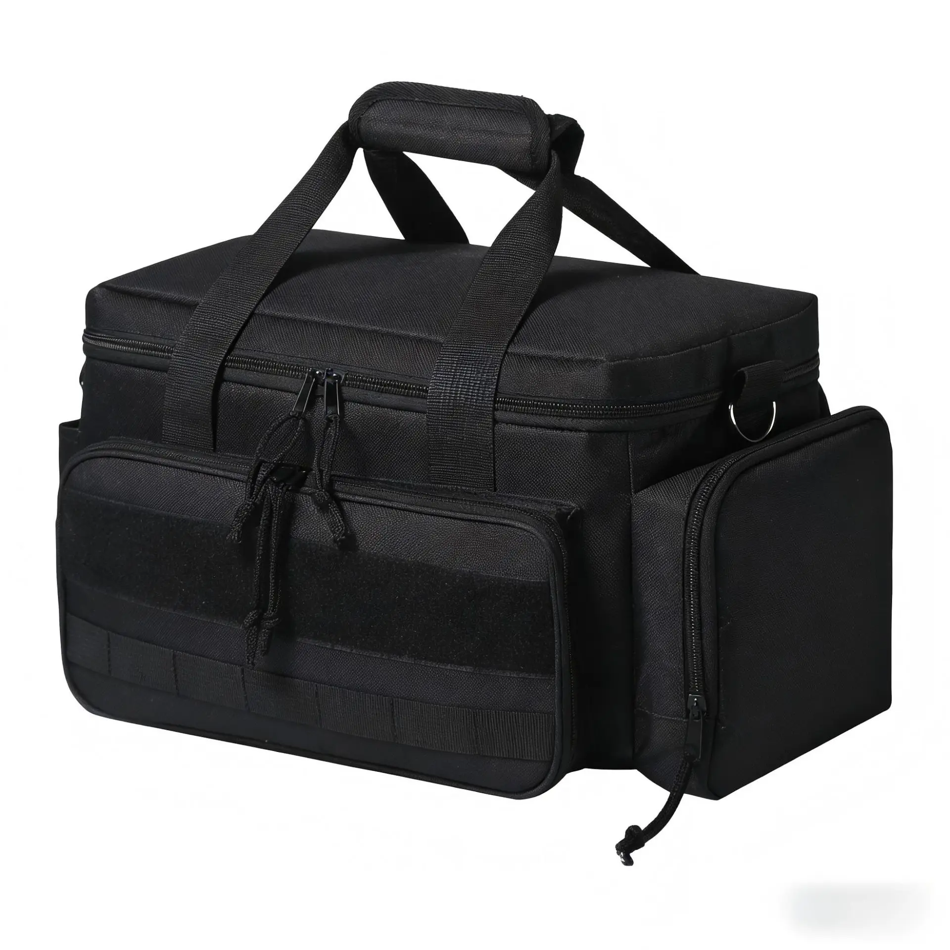 Heavy duty tactical kit, non-slip base, multi-function storage box (suitable for craftsmen, carpenters) Durable portable toolbox