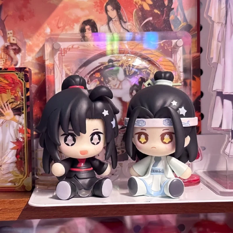 

Genuine Mo Dao Zu Shi Figure Huggy Series Mdzs Anime Figurine Lan Wangji &Wei Wuxian Collection Model Desktop Decoration Toy