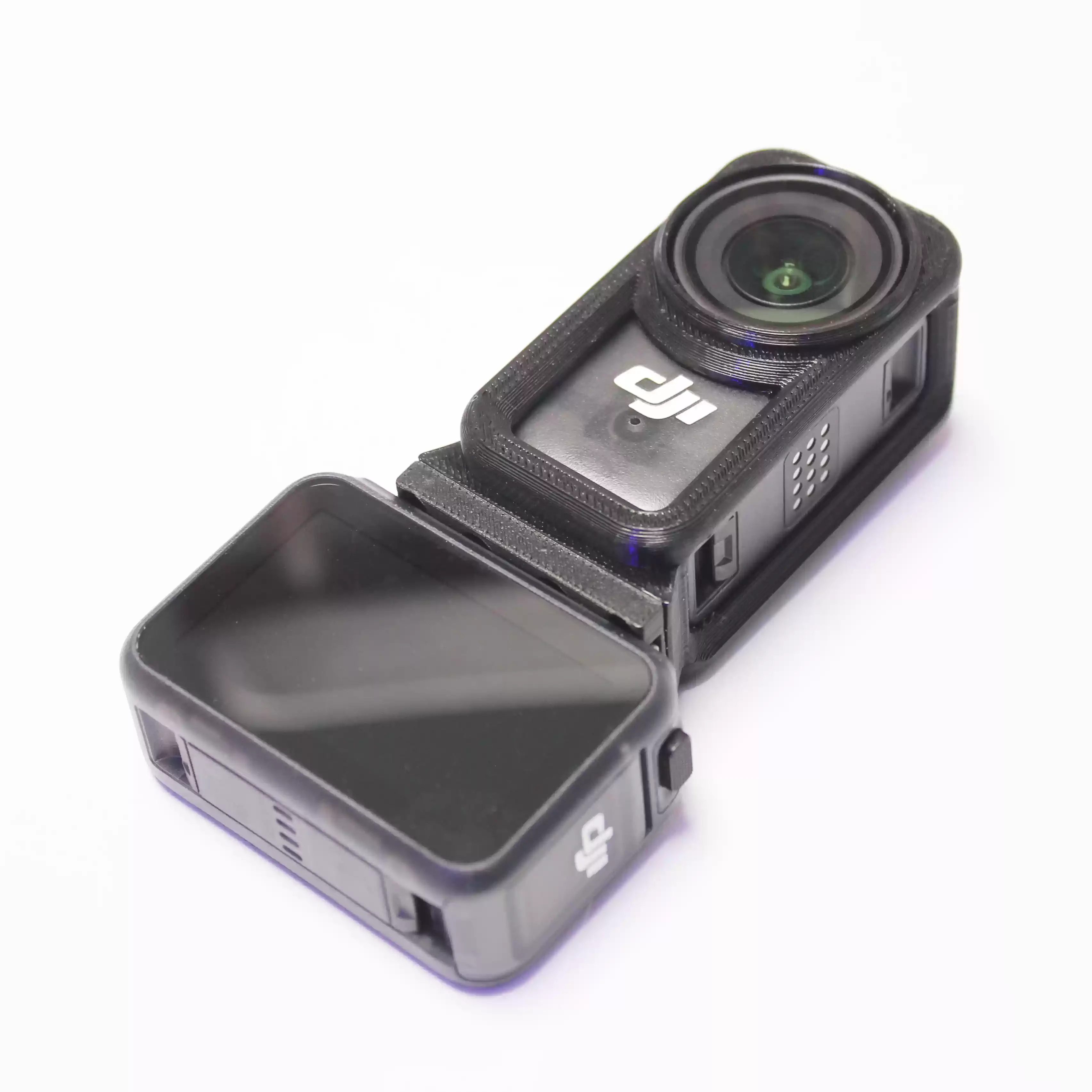 Magnetic Quick-Release Vertical TPU Print Protective Case for DJI Osmo Nano Cold Shoe & Side Screen Mount RC Accessory