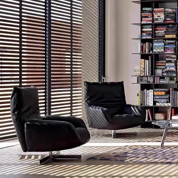 فاخر خفيف، نهاية عالية، دوار، مصمم، بتلة، كرسي أريكة #4