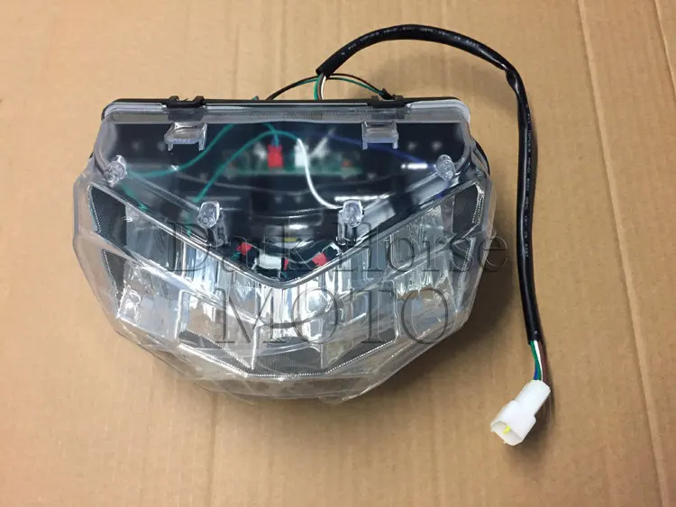 Motorcycle Headlight Assembly LED Light Dual Flashing Light High And Low Beam Switching Signal FOR Senke alien monster 300