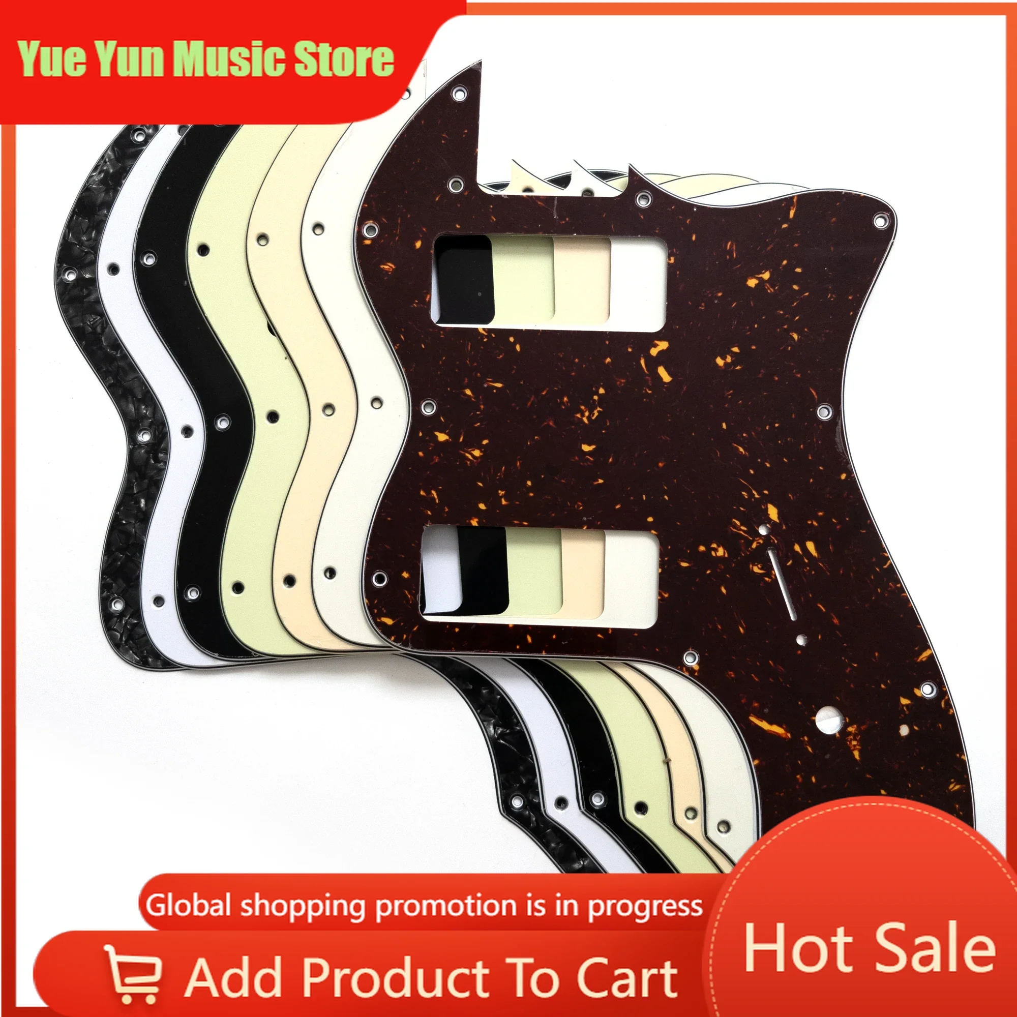 Classic Series '72 Thinline TL Guitar Pickguard Scratch Plate Compatible with P90 Pickups Electric Guitar Accessory