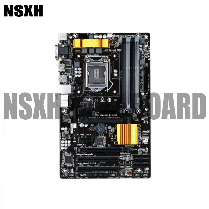 

For GA-H97-HD3 Motherboard 32GB LGA 1150 DDR3 ATX Mainboard 100% Tested Fully Work