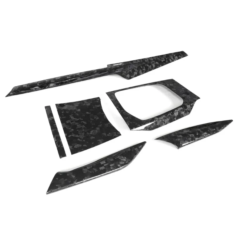 

FORBMW I4 G26 2 SER G42 M240i G80 G82 G83 G20 LCI Custom-fit Center Console Overlay Trim Kit Real Forged Dry Carbon Fiber