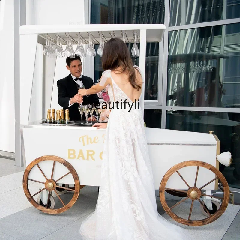 

YA38 American style, photography props, industrial style drinks, side cabinets, promotional food trucks, outdoor mobile cars