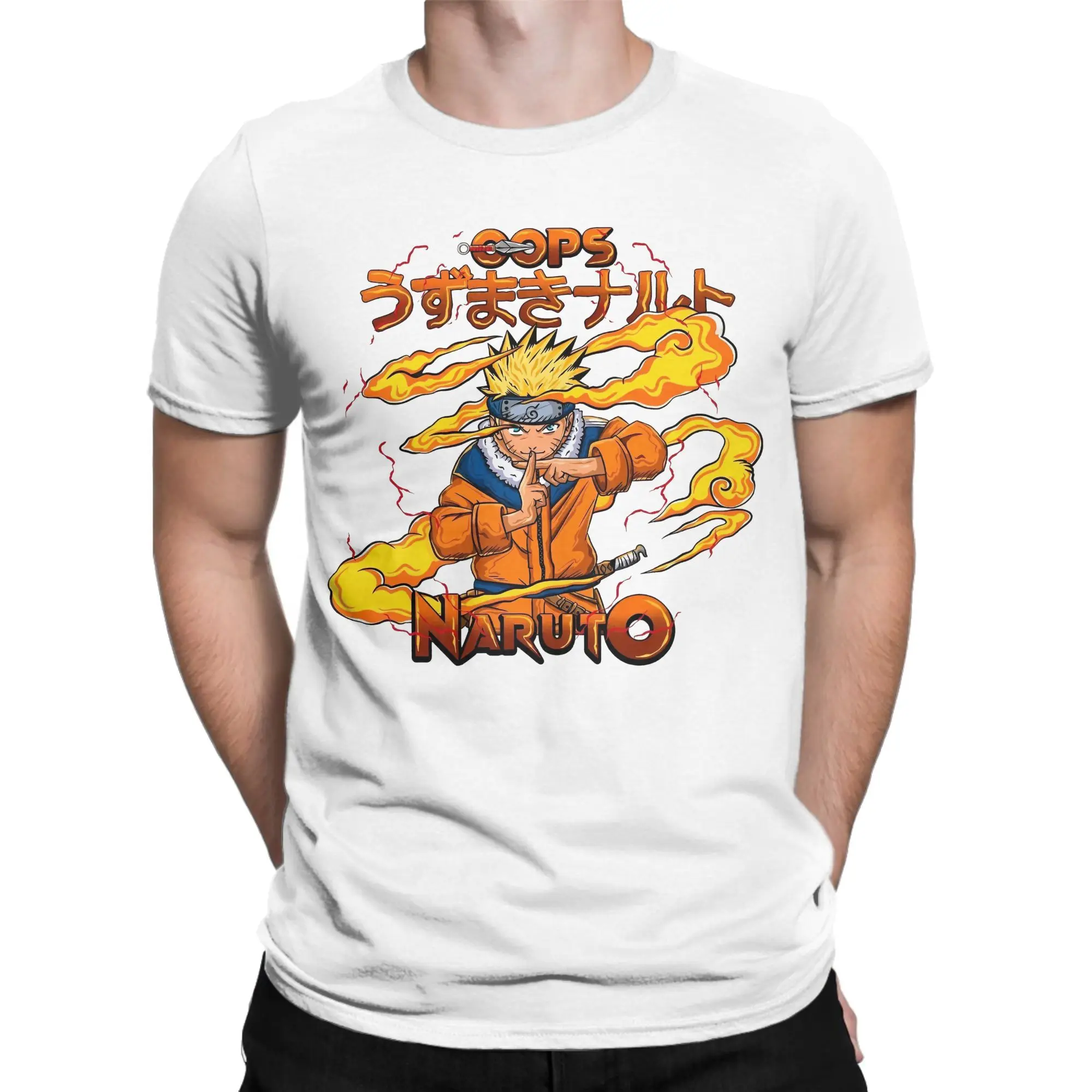 Narutos Uzumaki Forging His Path T Shirt for Men Women Cotton Funny T-Shirt Round Collar  Tee Shirt Short Sleeve Clothes