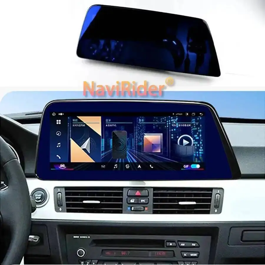For BMW 3 Series E90 E91 E92 E93 2007-2011 Android 15 Multimedia Video Player Blade Screen 12.3 Inch bluetooth CarPlay Car Radio