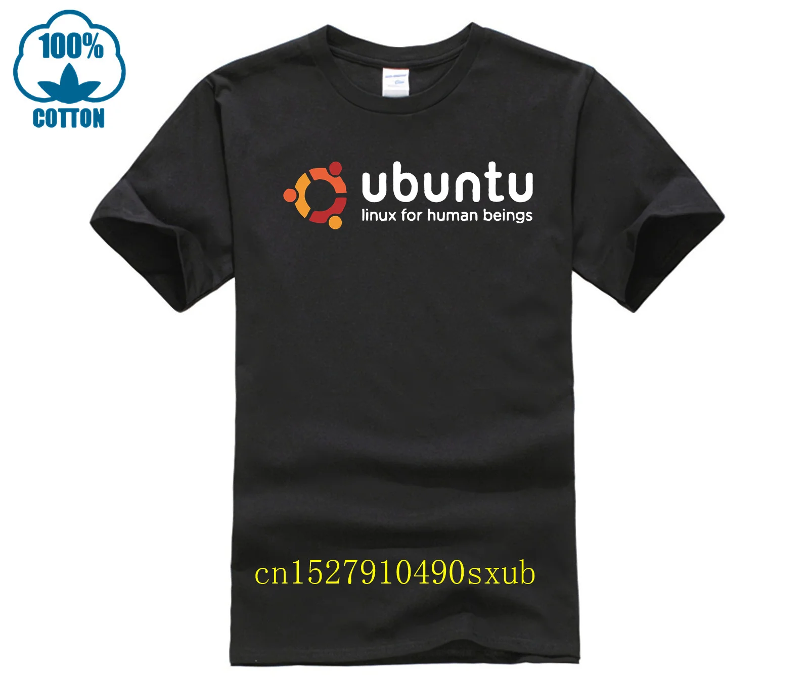 Новая летняя мужская повседневная футболка с принтом Ubuntu Linux Homme, хлопковая футболка с круглым вырезом и короткими рукавами с принтом Geeks