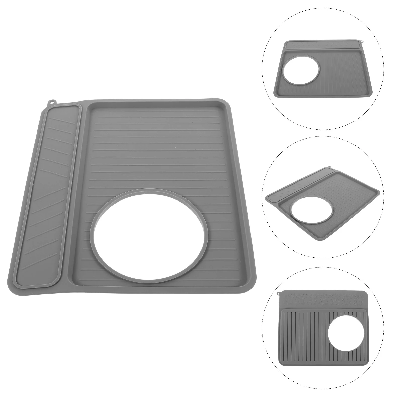 

Coffee Machine Mat Silicone Multifunctional Dustproof Pad Tamper Powder Press Storage Holder Coffee Shop Home Use Tool Organizer