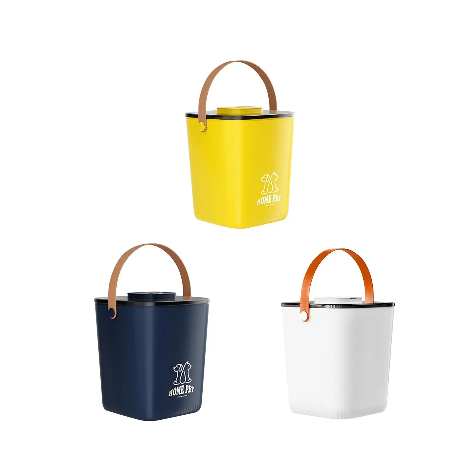 

Контейнер для хранения корма для домашних животных, вакуумная полупрозрачная крышка, ведро для корма для домашних животных