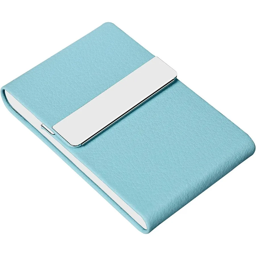 حافظة حامل بطاقات العمل من Professiol مصنوعة من جلد البولي يوريثان وحامل بطاقات معدني وحامل بطاقات العمل للرجال والنساء مع مغناطيسي #3