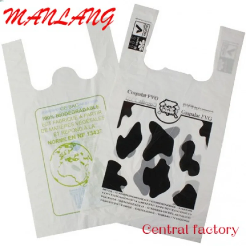 Custom  custom % biodegradable plastic bags