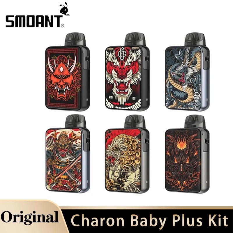 Smoant Charon Baby PLUS ชุดบุหรี่ไฟฟ้า35W 3.5ml พ็อดตลับแบตเตอรี่1000mAh