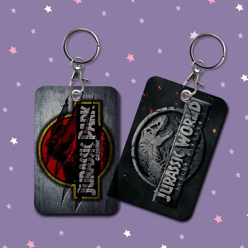 

Динозавр с рисунком Парка Юрского периода, держатель для бейджа, брелок для банковской бизнес-работки, держатель для студенческой карты, защитный чехол для автобусной карты