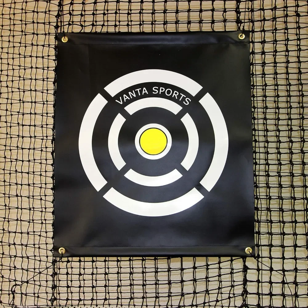 Golf Hitting Net, Baffle, and Golf Net Target with DIY Frame Corners - 10' Poles NOT Included…