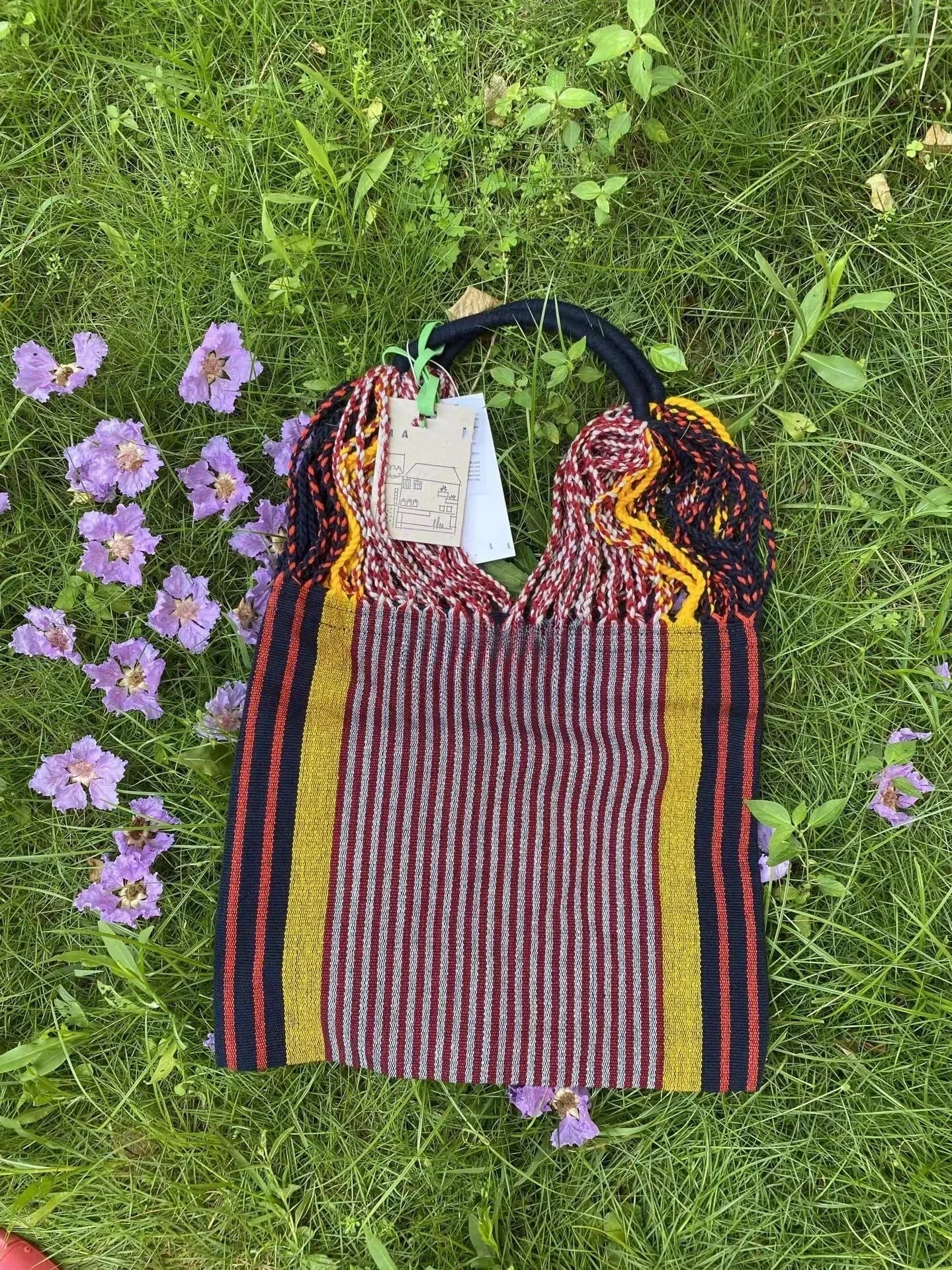 Bolso Tote Tejido con Bloques de Color Estilo Marni 2026, Bolso Grande de Mano y Hombro Casual