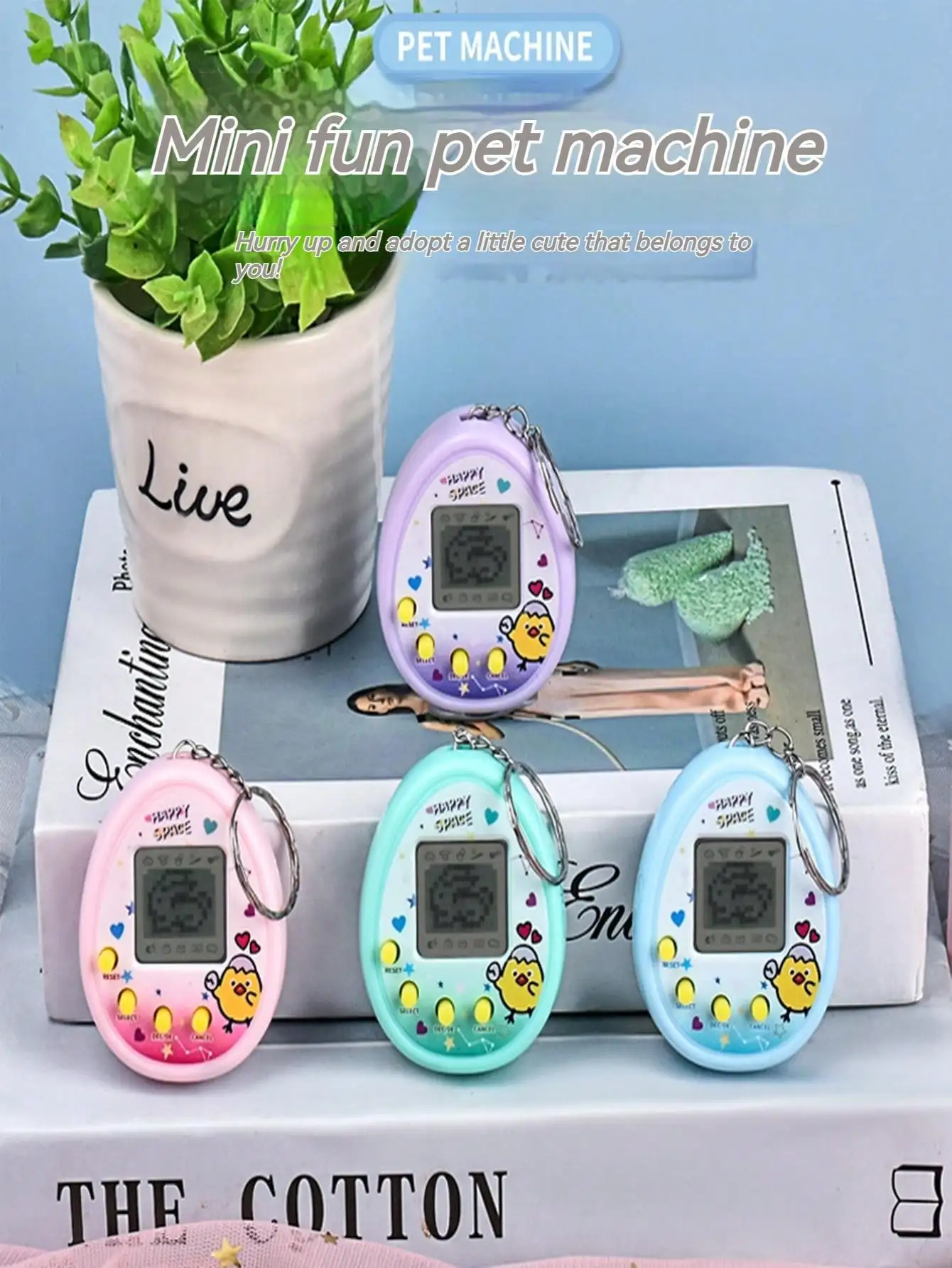 Mini Electronic Toys Gift  Virtual Pet Tamagotchi Toy in 168 in One Electronic Animals Kid Play Game Boy Child Pixel