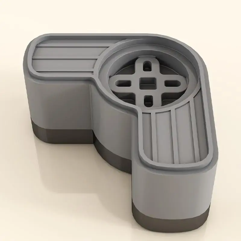 Washing Machine Feet (4 Pieces) Single-Layer And Double-Layer TPR Washing Machine Stands Universal Legs Reduces Noise Impact