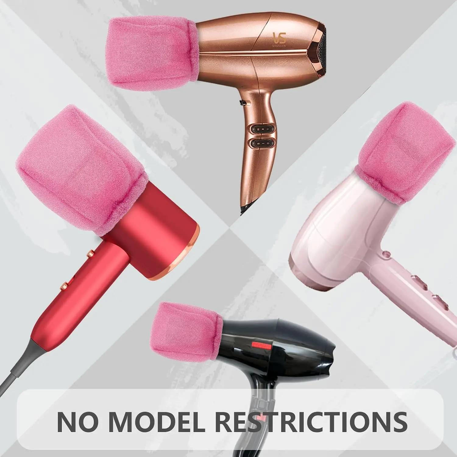 Universal Hair Dryer Diffuser Sock Portable Curly Hair Blow Dryer Cover Anti-frizz Hair Styling Tool Hair Dryer Attachment