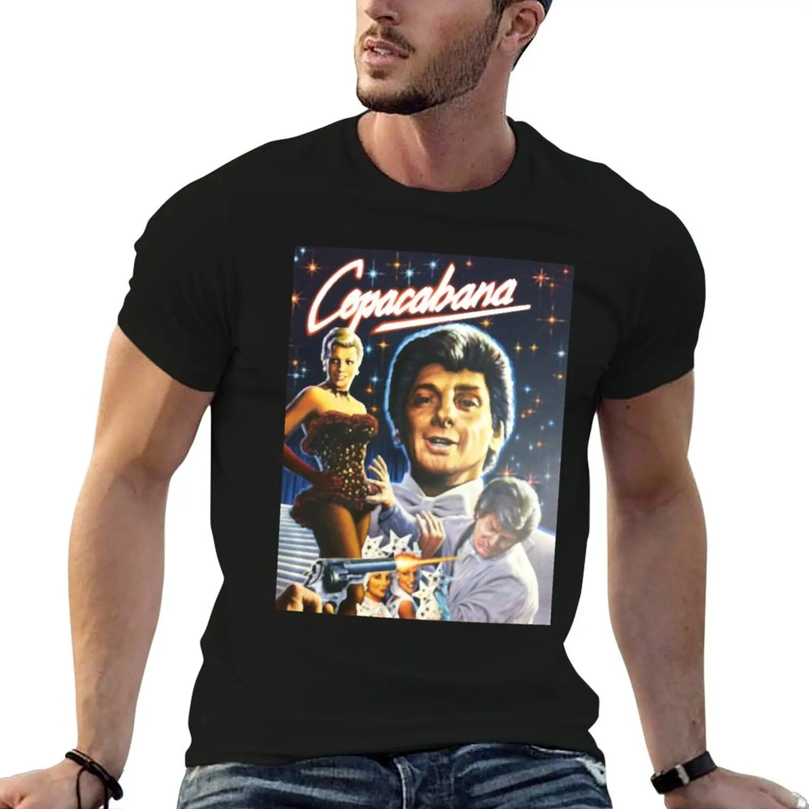 Funny Gifts Beautiful Model Copacabana Door Vintage Photograp T-Shirt
