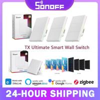 SONOFF TX Ultimate Smart Wall Switch Full Touch Access LED Light Edge Multi-Sensory EWeLink Remote Control Via Alexa Google Home
