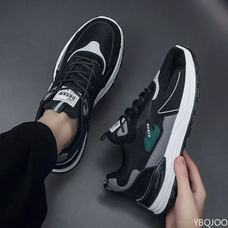 

2025 Large Size Autumn Fashion New Item Breathable Casual Comfortable Men's Shoes Versatile Lightweight Flat Sports Men's Shoes