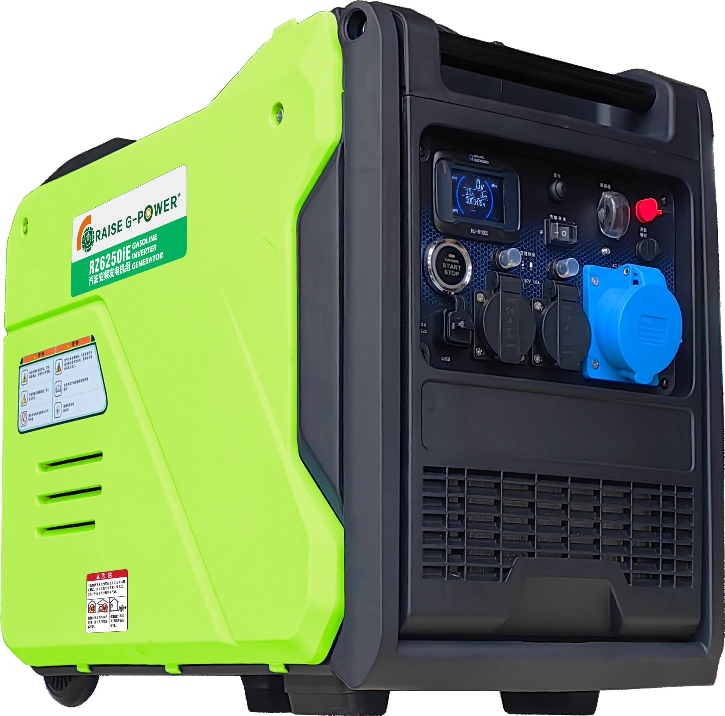 Rumah Senyap 24V DC Inverter Listrik Generator Bensin Portabel Tenaga Energi Bensin Mini Kecil untuk AC Mobil