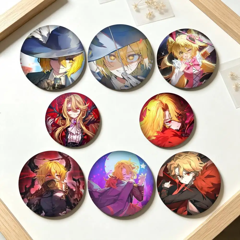 D-Don Quixote Spanish Literature 25 32 44 58 75mm Badges Personalized Round Brooches Pins Accessory Gift