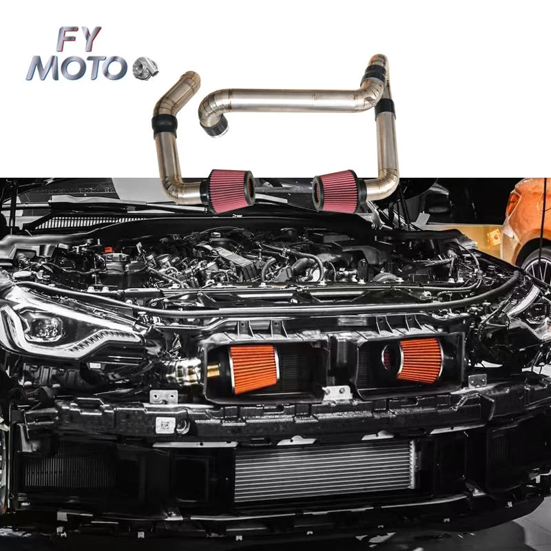 مدخل تثبيت أمامي من التيتانيوم لسيارات BMW G80 G82 M3 M4 المنافسة S58 لون طبيعي G87 M2 2023+ الأداء #2