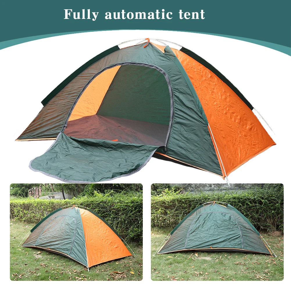 Automatic Fast Open Tent with Carrying Bag Automatic Pop Up Tent Waterproof Fully Automatic Tent for Backpacking Trekking Travel