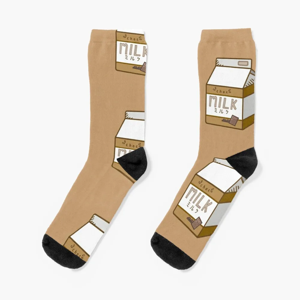 Chaussettes d'hiver au lait chocolat pour femmes