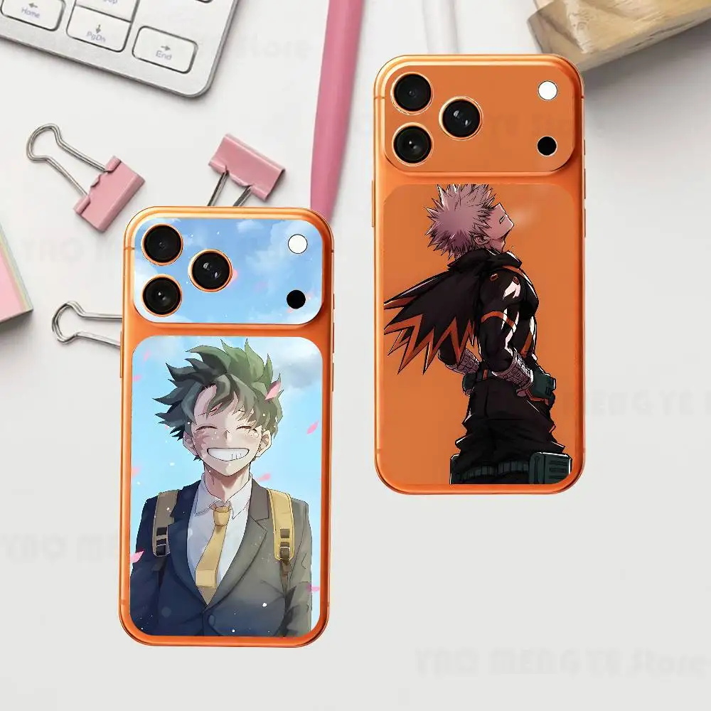 

Anime Bakugou T-Todoroki Ochaco Midoriya For IPhone 17 Pro ProMax Full Back Cover Decal Wrap Skin Rear Protective Sticker Film