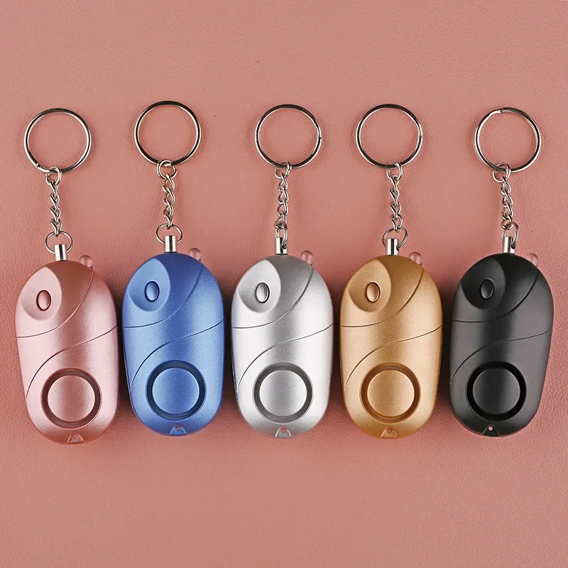 Allarme di autodifesa 130Db Security Protect Alert sicurezza personale Scream forte portachiavi allarme di emergenza per donne anziane bambini ragazza