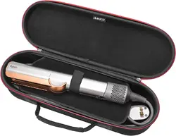 Travel Case for Dyson Airstrait/Corrale Hair Straightener, Storage Carrying Pouch Bag with Easy Grip Carry Handle for Dyson