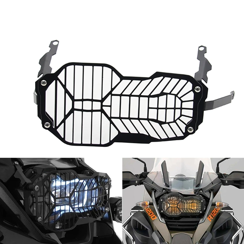 

Black Headlight head light lamp Steel Guard Protector Grill Mesh for BMW R1200GS Lense