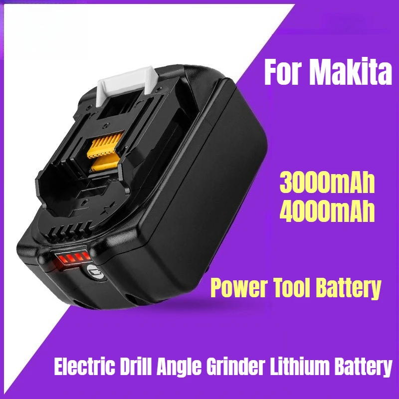 

For Makita 18V 30004000mAh Power Tool Battery Electric Drill Angle Grinder Lithium Battery