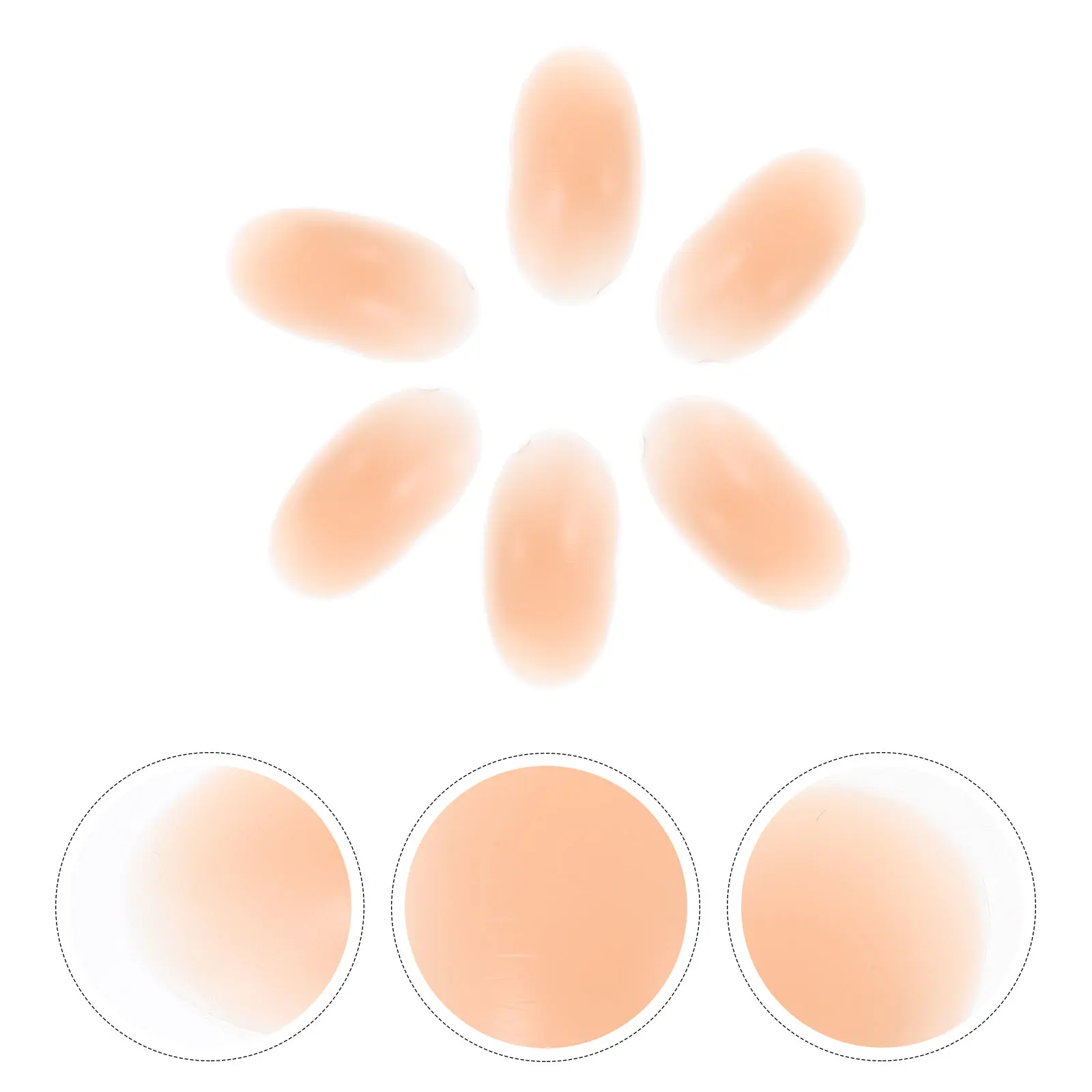 

Silicone Anti-Slip Shoulder Invisible Adhesive Push-Up Pads For Women Non-Slip All-Day Wear Party Club Use