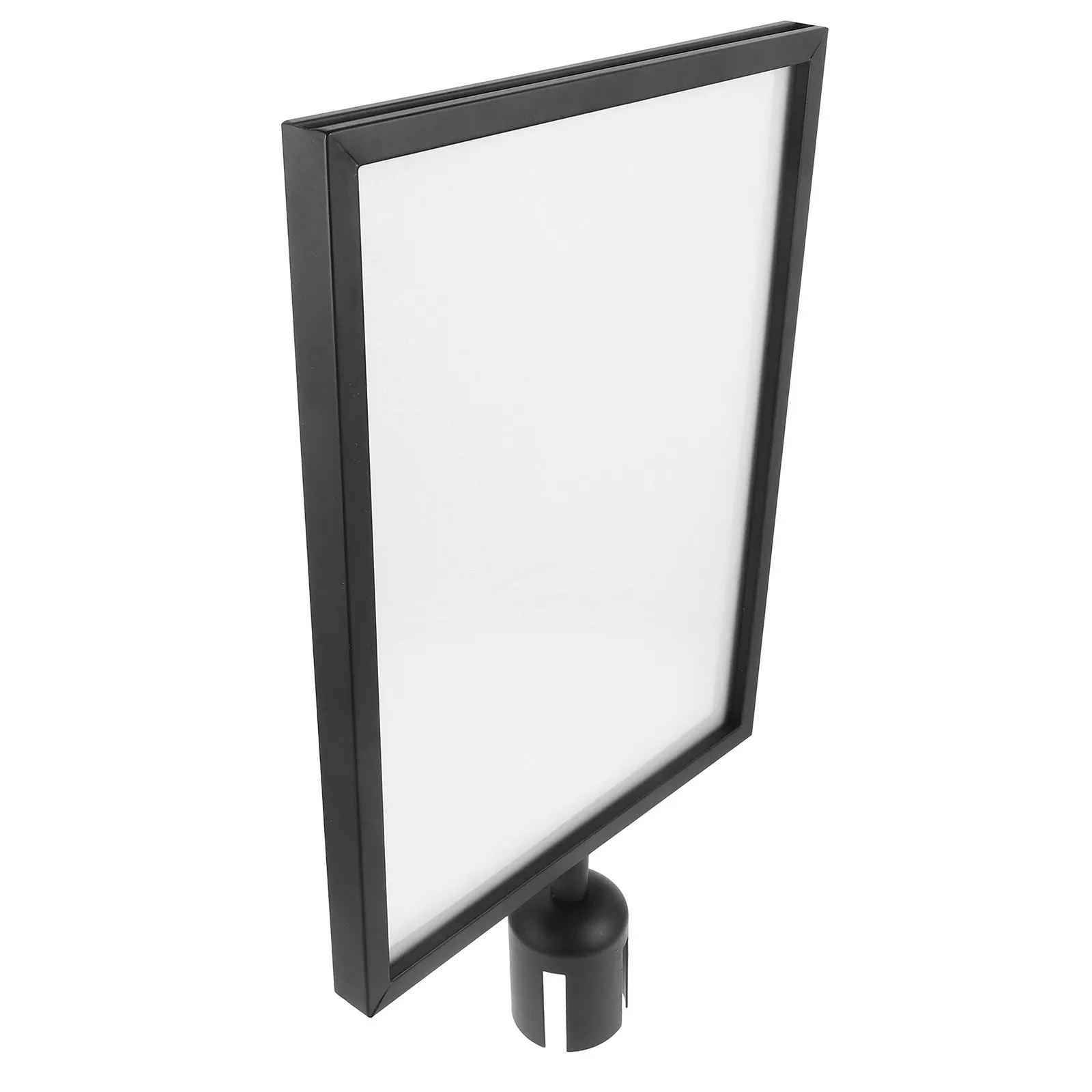Stanchion Sign Holder Stainless Steel Vertical Retractable Belt Portrait Frame A3 Airport Queue Barrier Display Crowd Control
