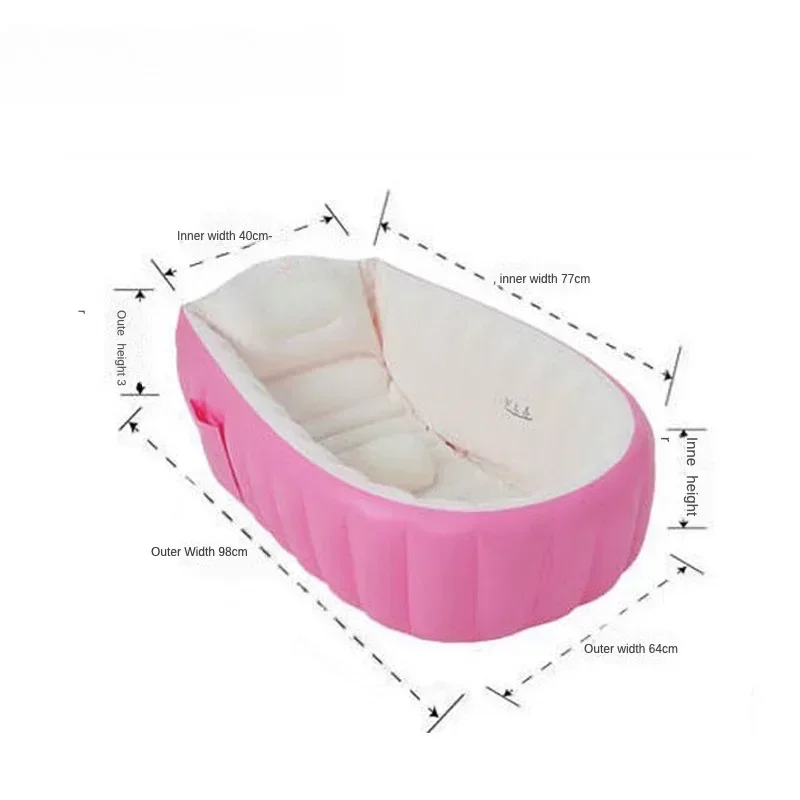 inflatable bathtubs, large-sized thickened non-adult swimming pools, baby water basins