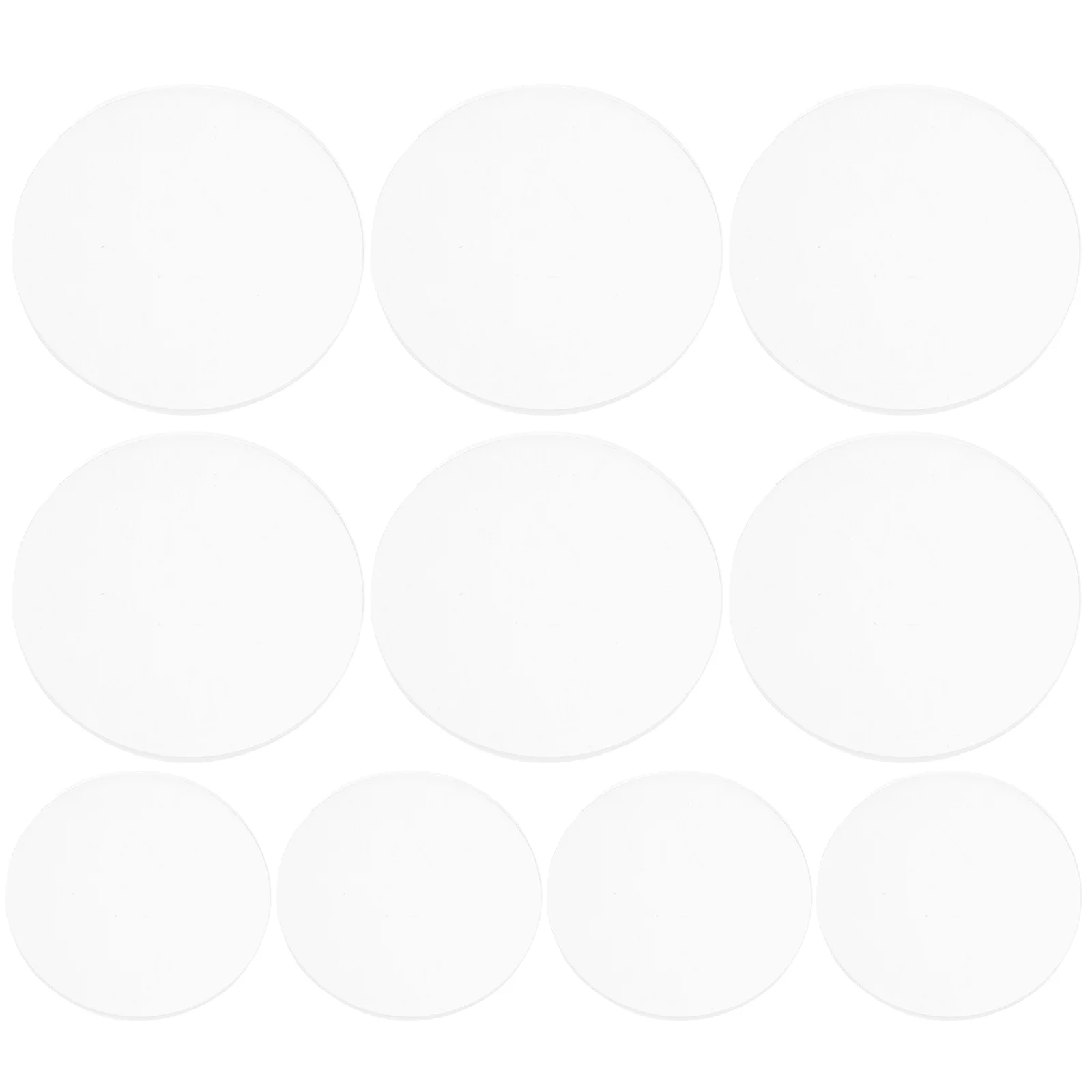 10 Buah Rak Pajangan Kue Gasket Melingkar Rak Makanan Penutup Piring Riser untuk Tempat Pajangan Transparan