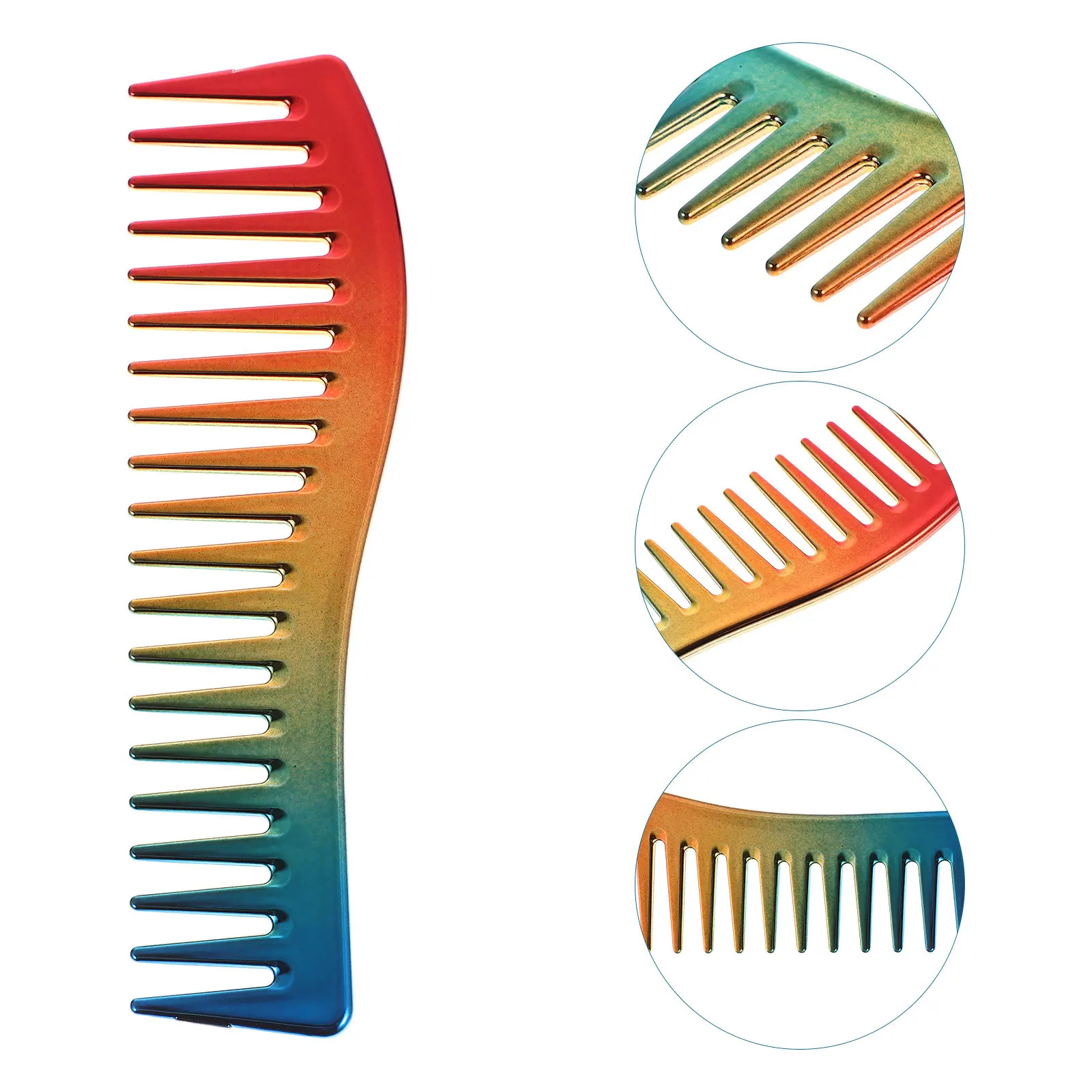 

Wide Teeth Hair Styling Comb Salon Hair Brush Oil Resistant Comfortable Scalp Care Premium ABS Hairdressing Comb for Men