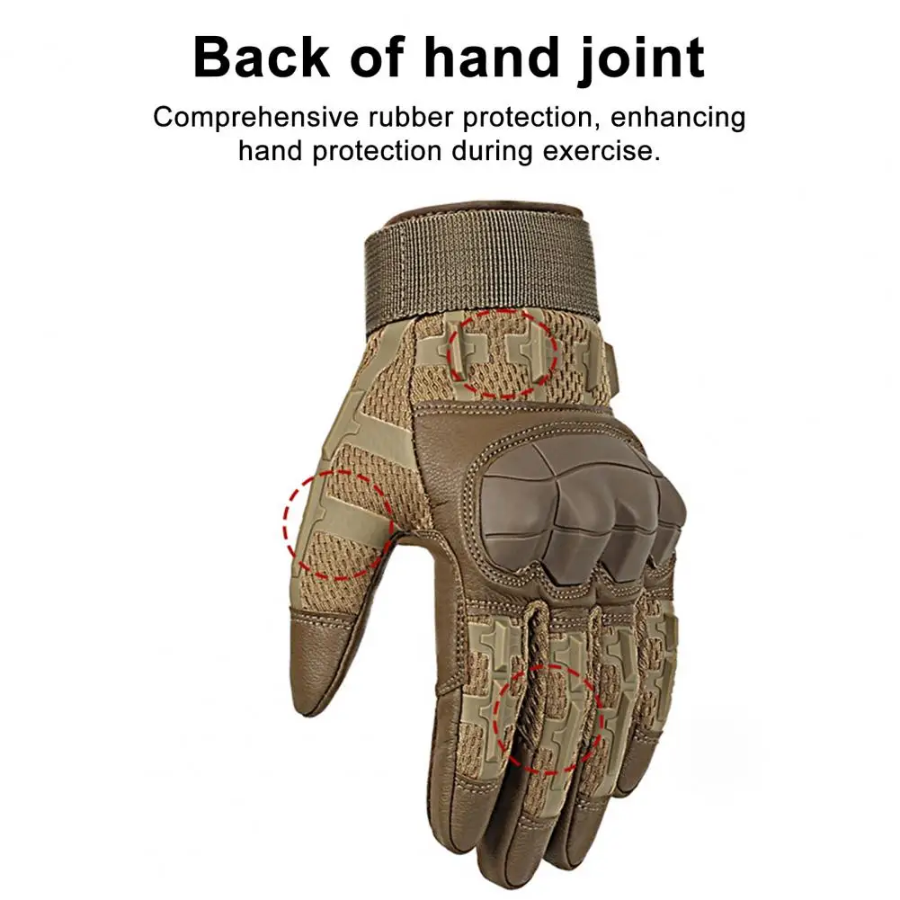 

Full Finger Gloves Breathable Anti-Slip Touchscreen Outdoor Climbing Cycling Hunting Men Gloves