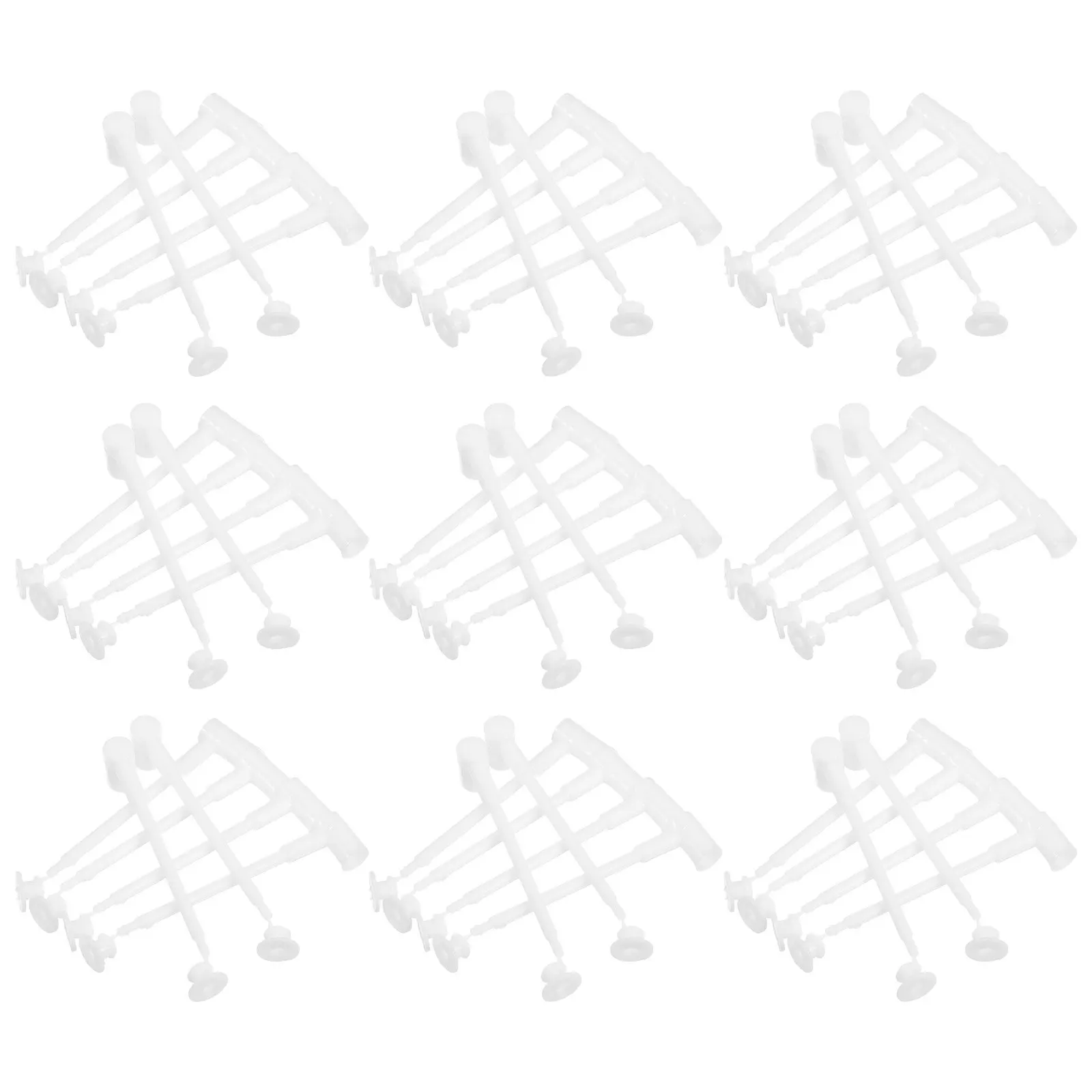 100Pcs Garden Windmill Parts DIY Pinwheel Frame Rods Base Rods Outdoor Decor Windmill Accessories Replacement Poles