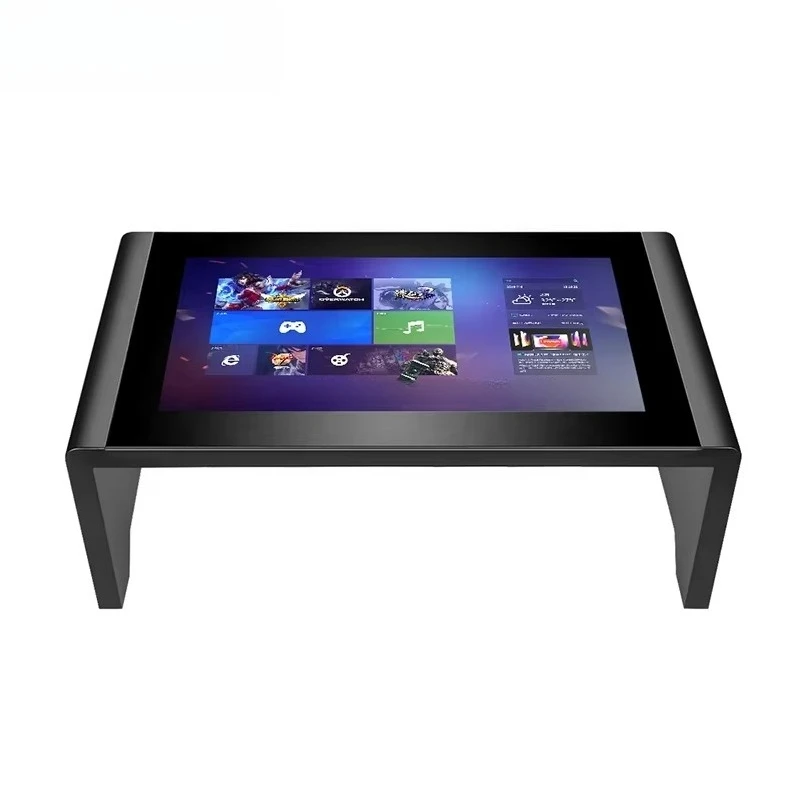 Conference Advertising Stand Menu Stand Led Coffee Touch Screen  and Game Interactive Restaurant 16.7m, Black 178 /178 5ms