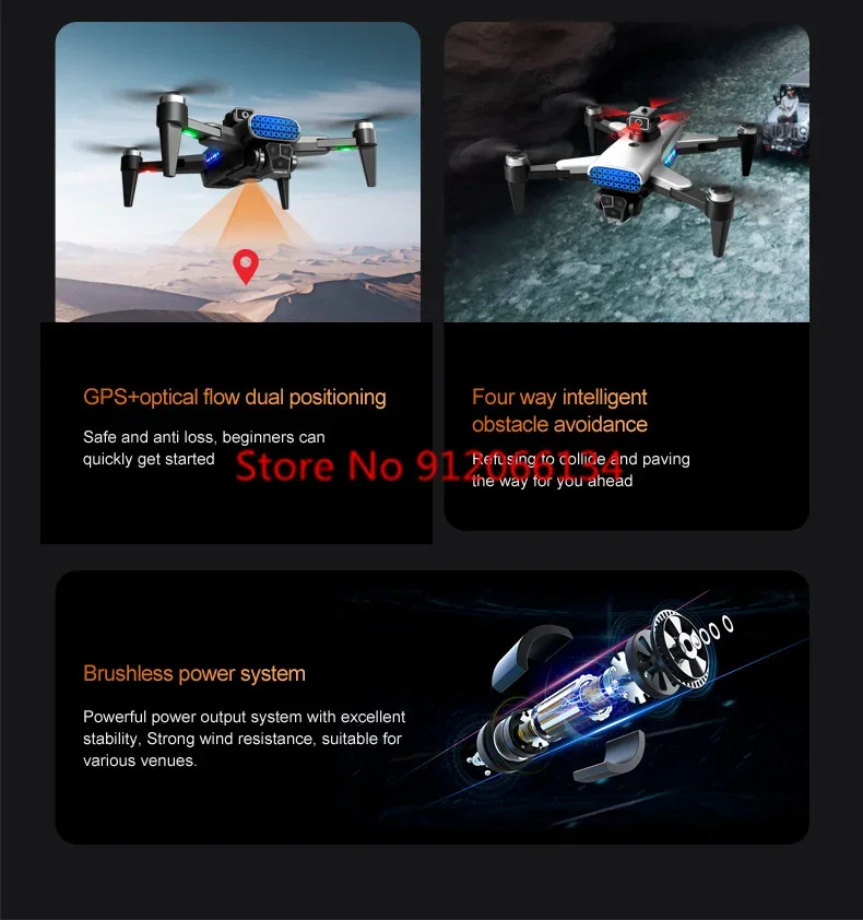 4k esc gps siga-me drone de controle remoto sem escova 1200m gps fluxo óptico posição dupla evitar obstáculos fpv rc drone quadcopter